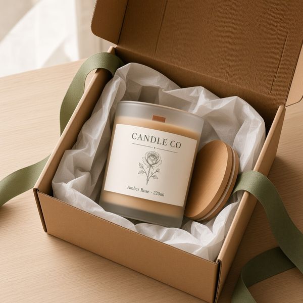 Amber Rose candle gift unboxing